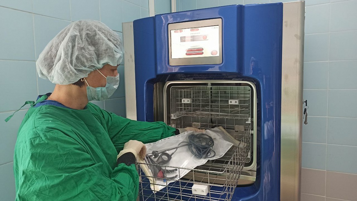 В оперблоке Люберецкой больницы появился низкотемпературный плазменный стерилизатор