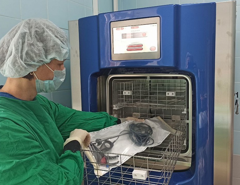 В оперблоке Люберецкой больницы появился низкотемпературный плазменный стерилизатор